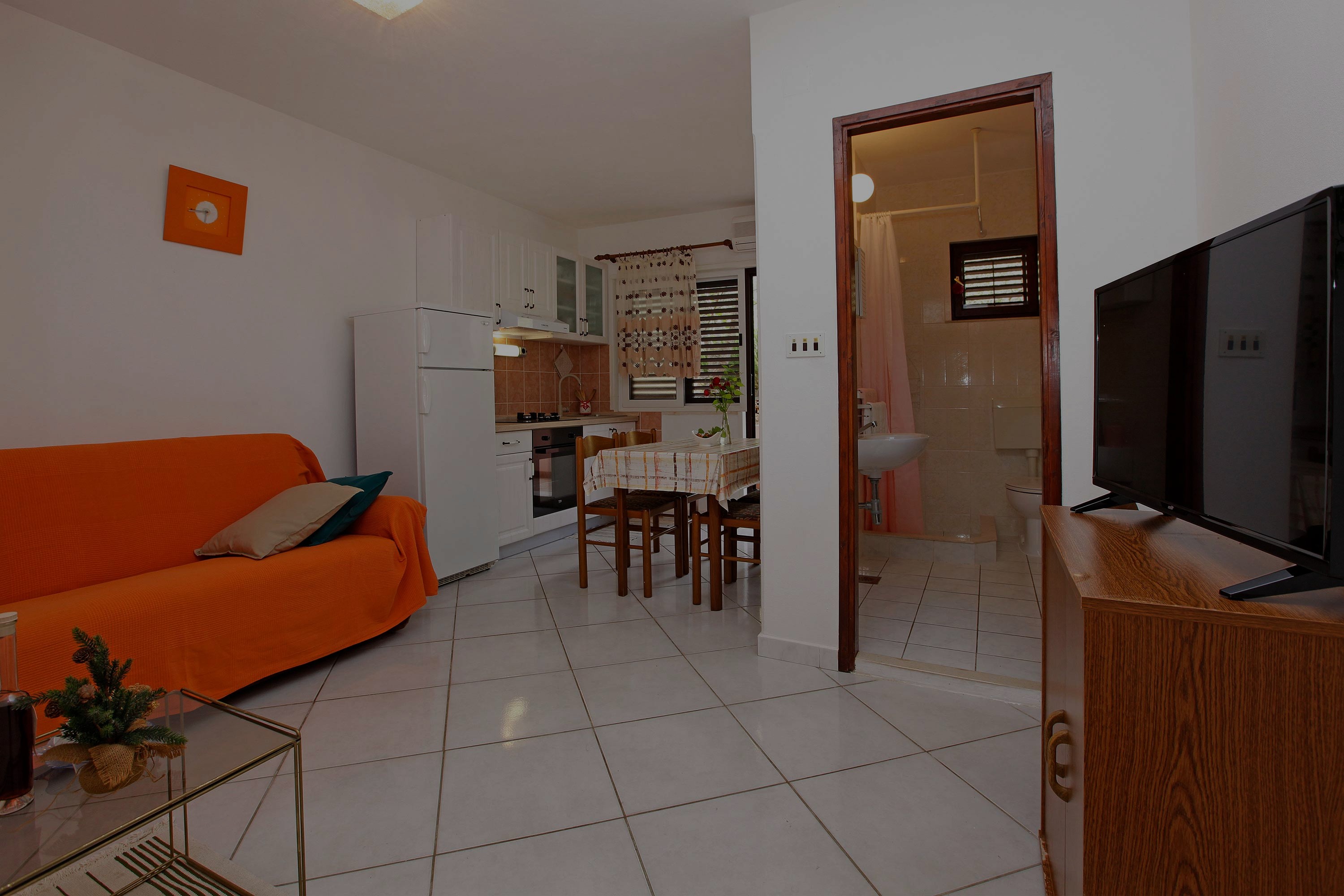 Apartment Orange — Living room